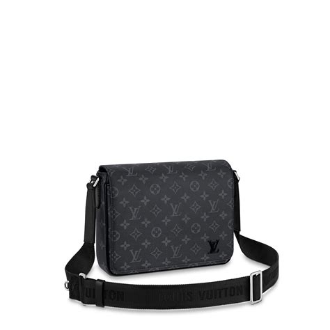 louis vuitton messenger bag district|District PM Taiga Leather .